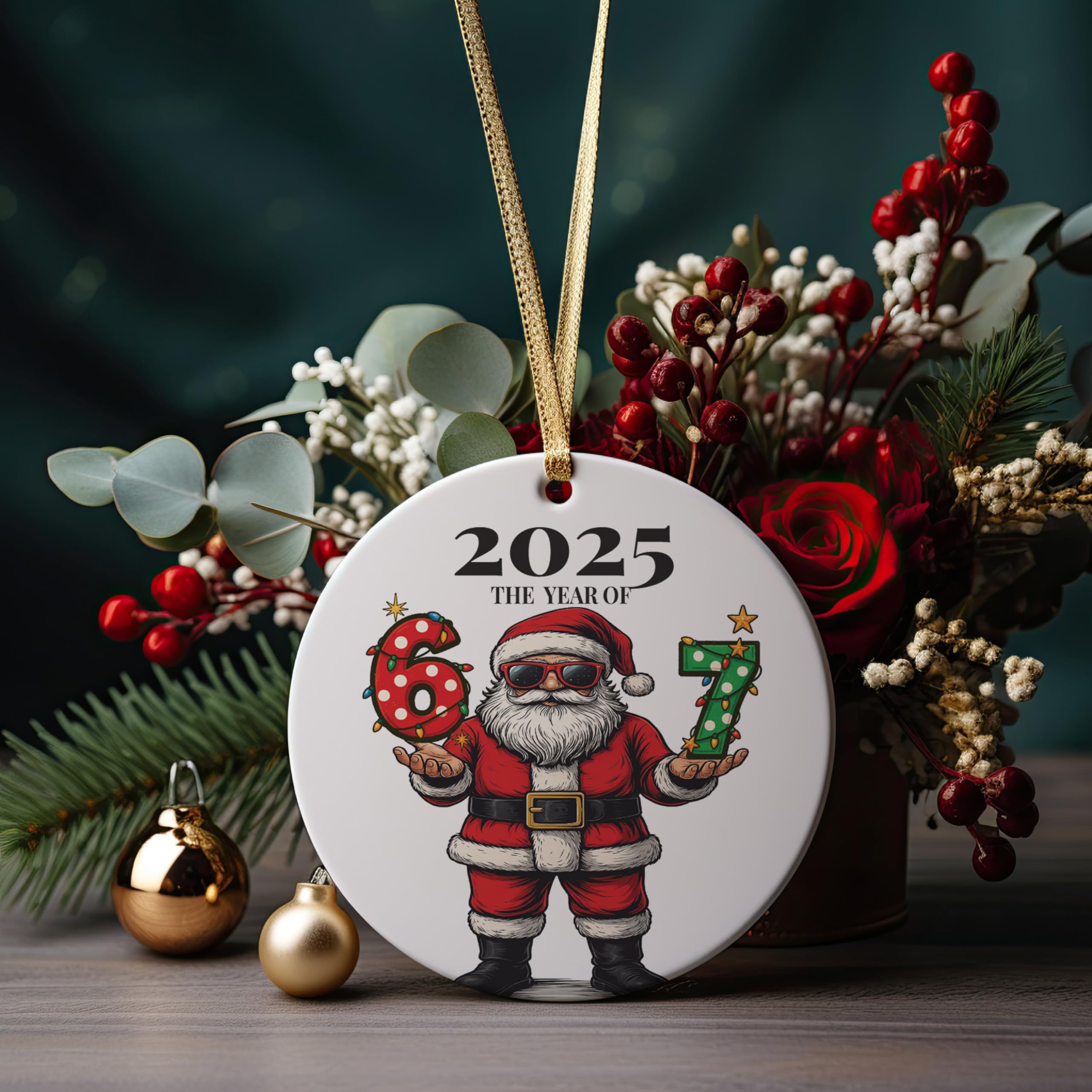 Crystal-clear glossy overcoat finish on ornament
