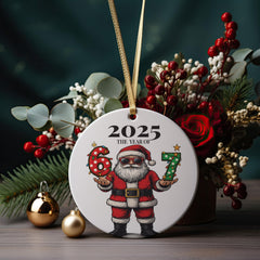 Crystal-clear glossy overcoat finish on ornament