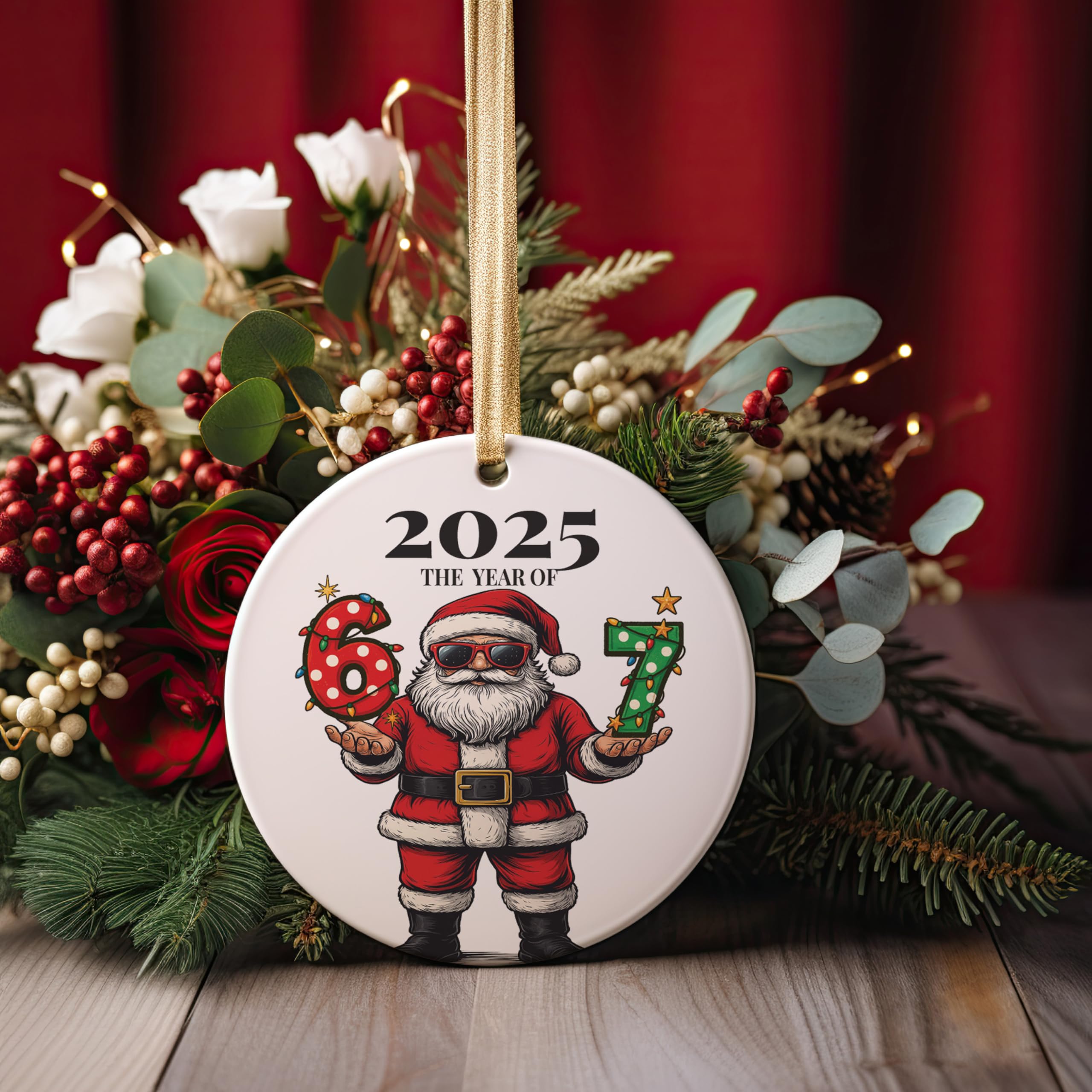 Coordinating To From gift tag included with ornament