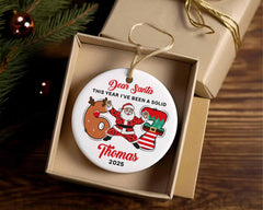 Six Seven Ornament personalized photo and text example