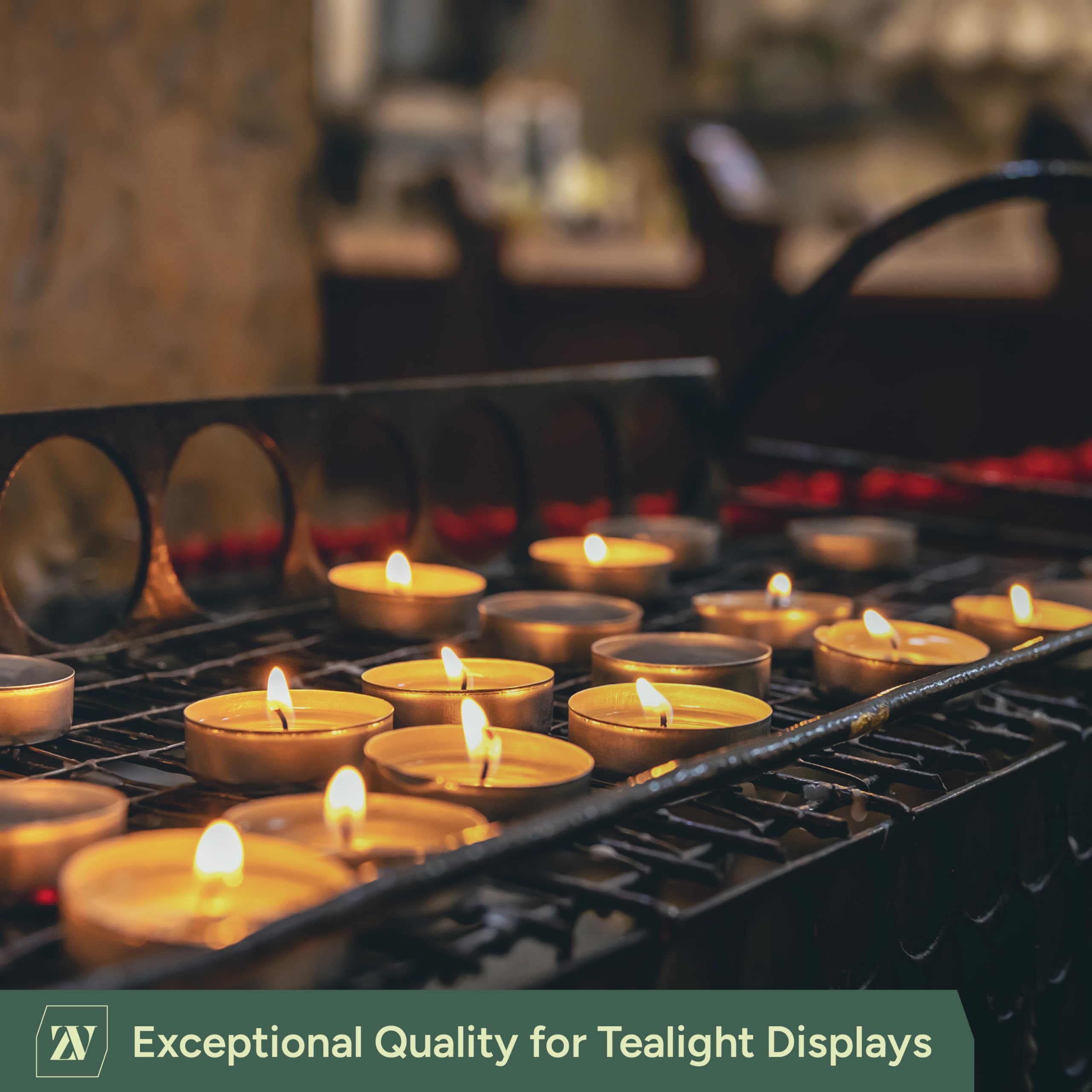 Table centerpiece decor with 38x23 mm tea lights image