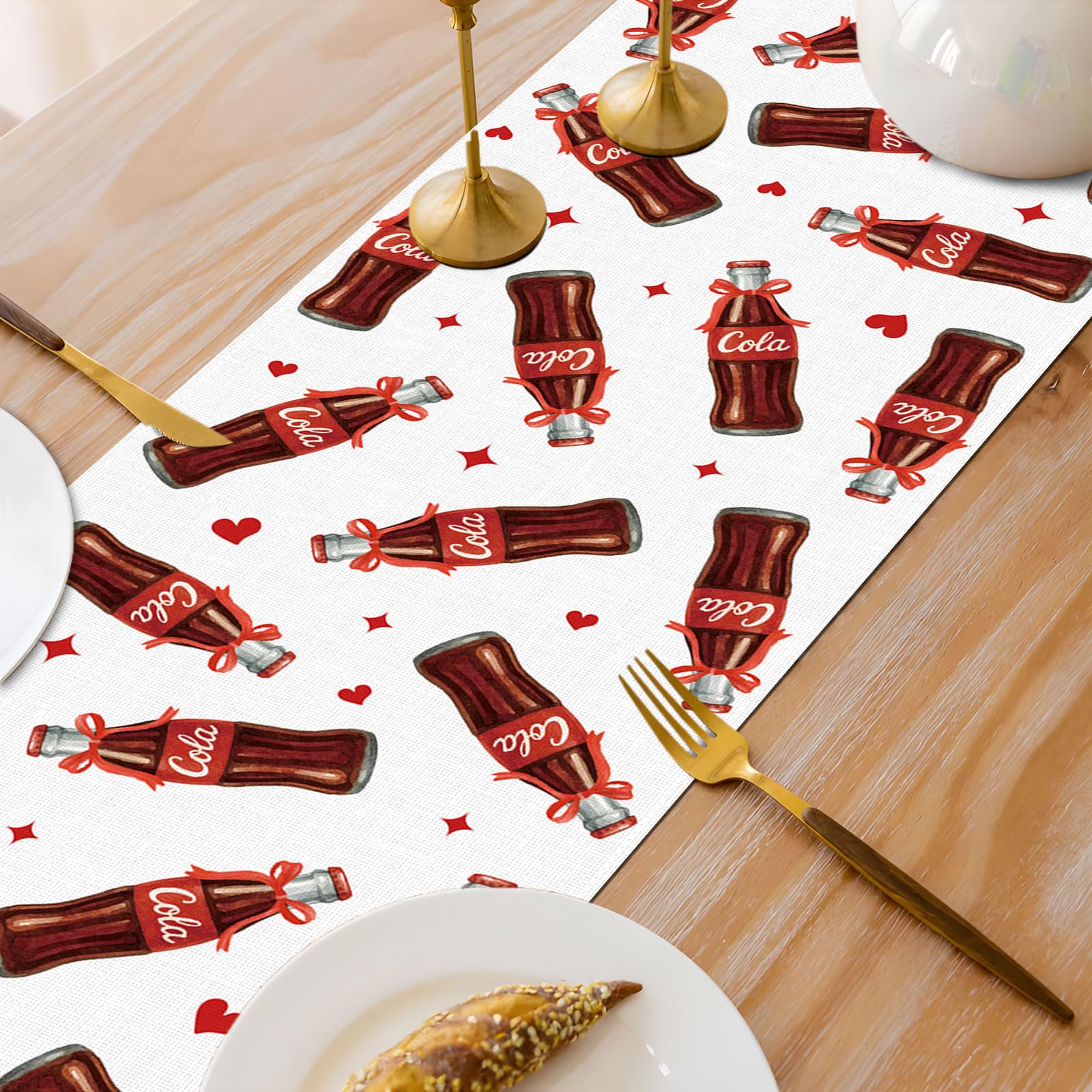 Size 13 x 72 inches table runner fits 4-6 guests