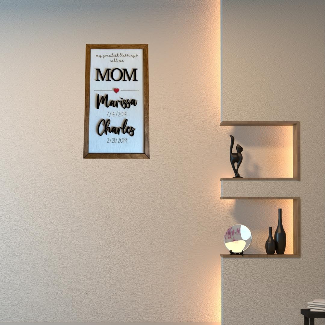 Includes wall hanger and easel for easy display