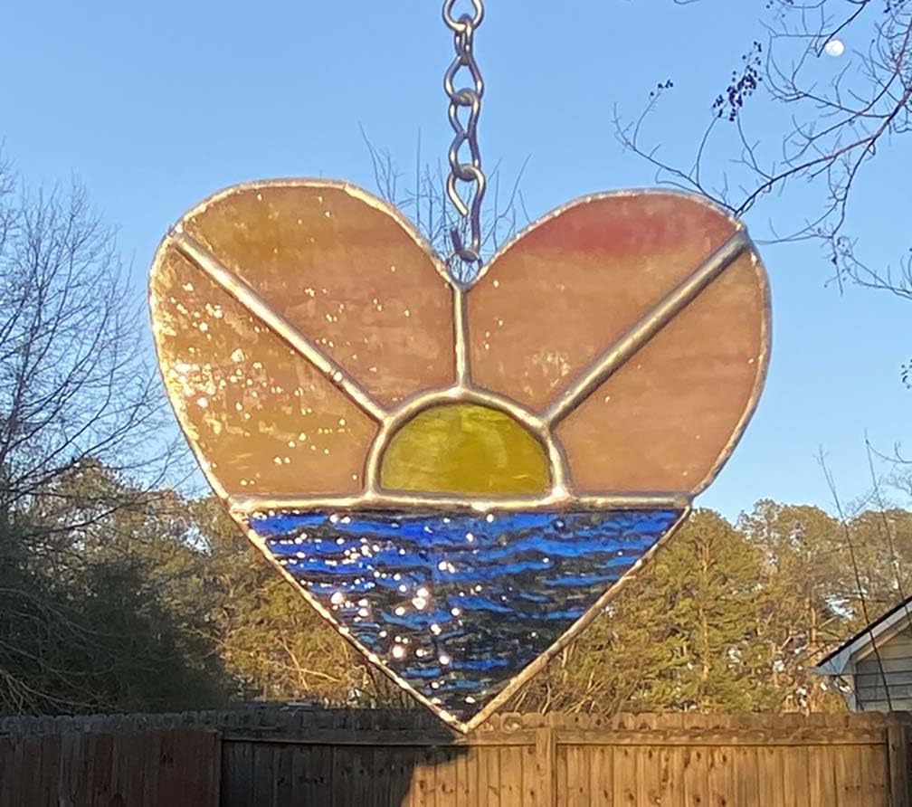Size 3.75 by 3.75 inches sun catcher