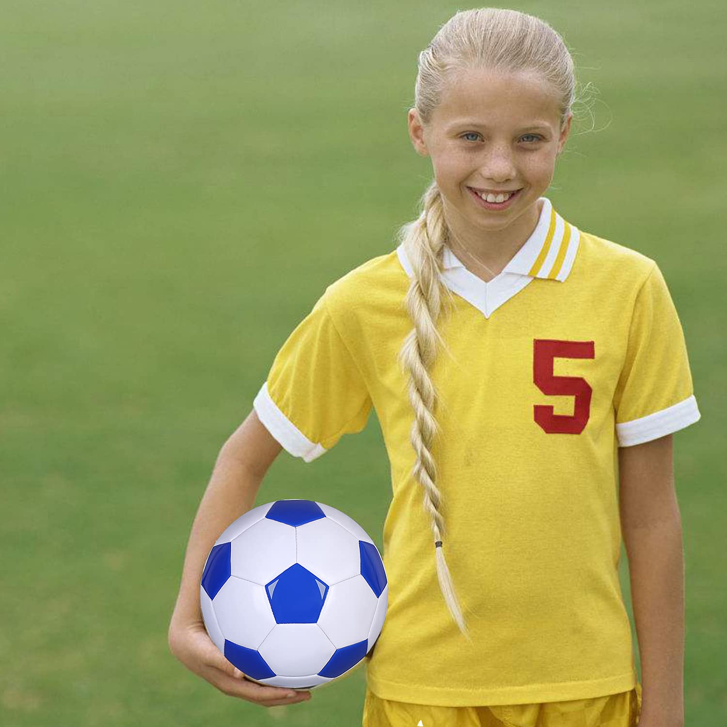 Compact 6 inch training soccer ball for beginners
