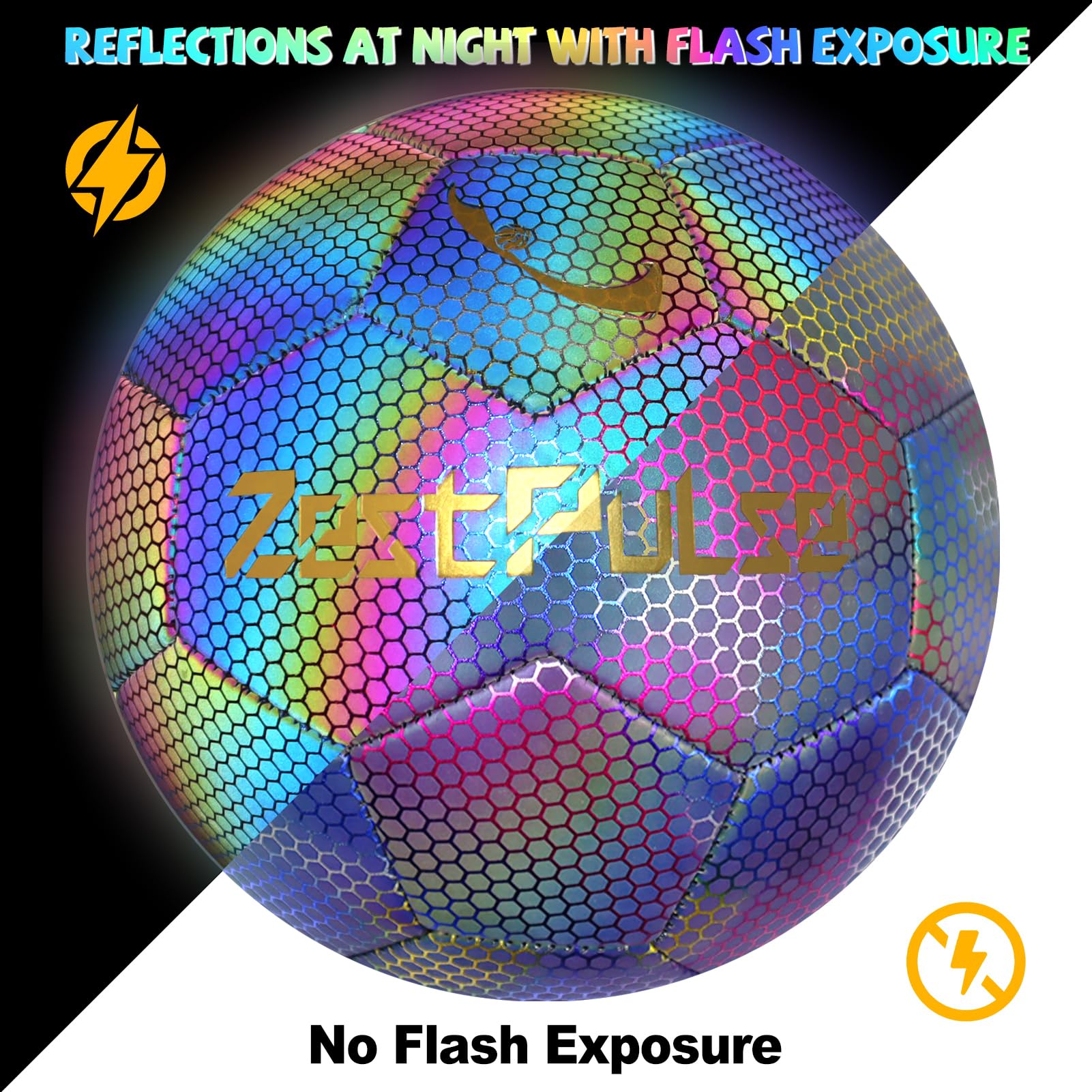 Durable PU leather outer with rubber bladder on ZestPulse ball