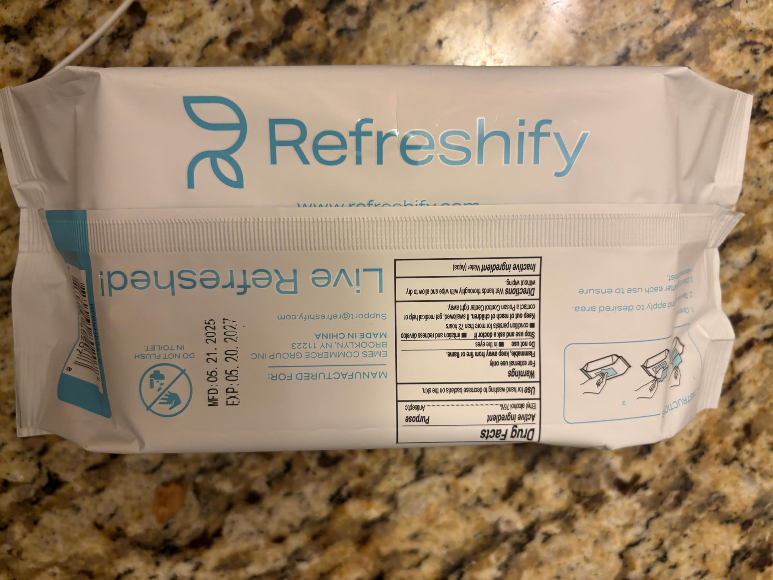 Wipes suitable for injections skin prep