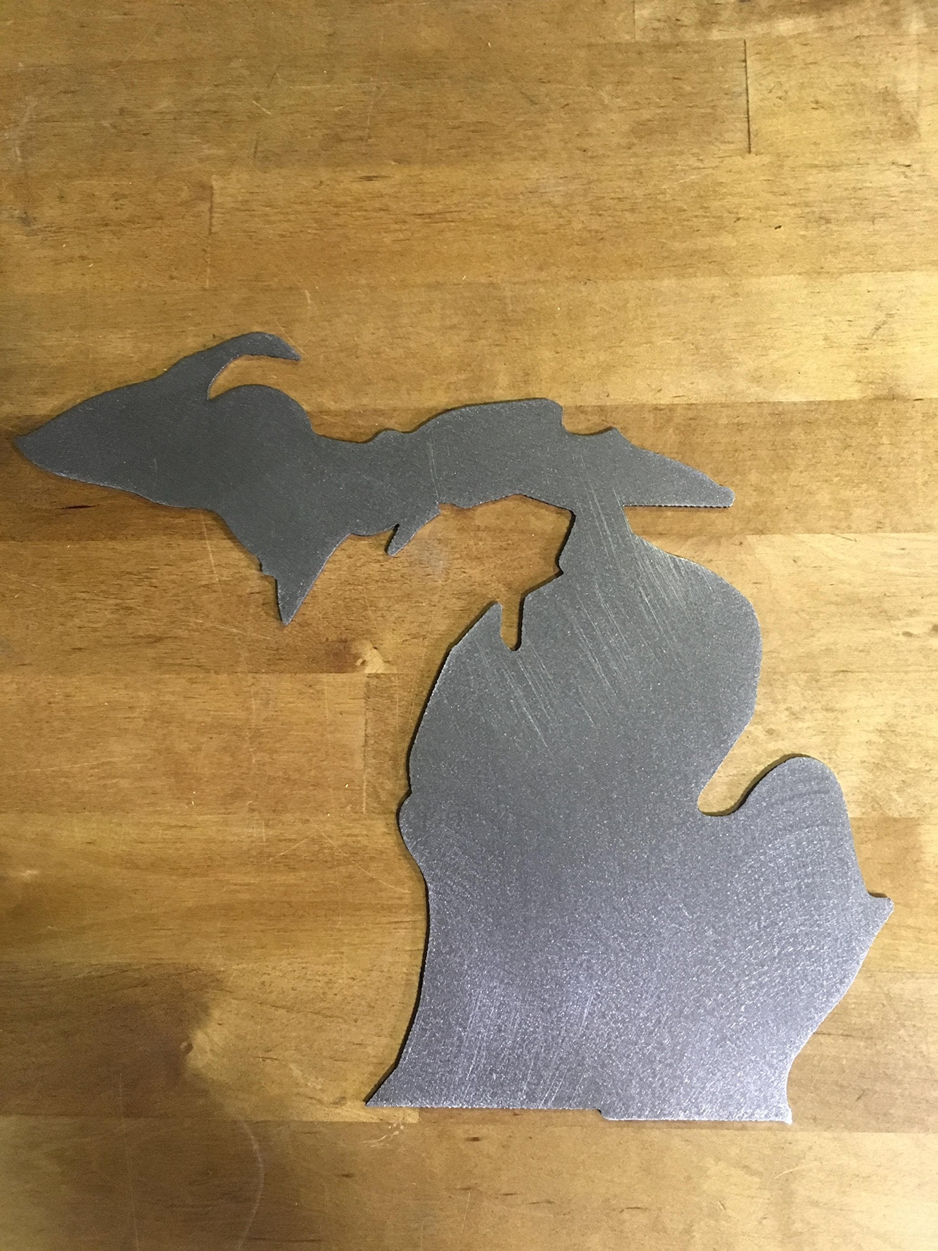 24 inch Michigan state outline metal wall decor LewisMetalWork