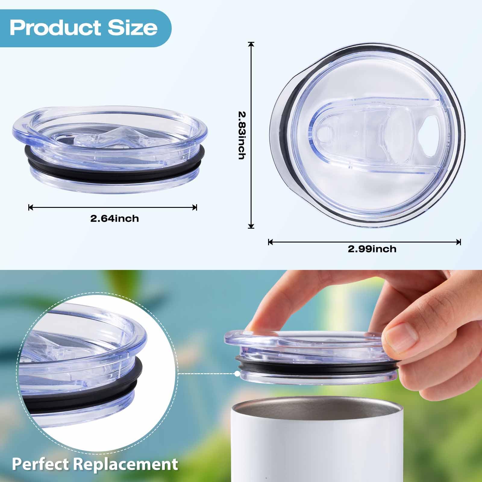 4-pack skinny cup lids for 20 oz tumbler