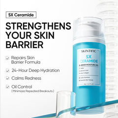 Ceramide barrier support moisturizer for sensitive skin packaging
