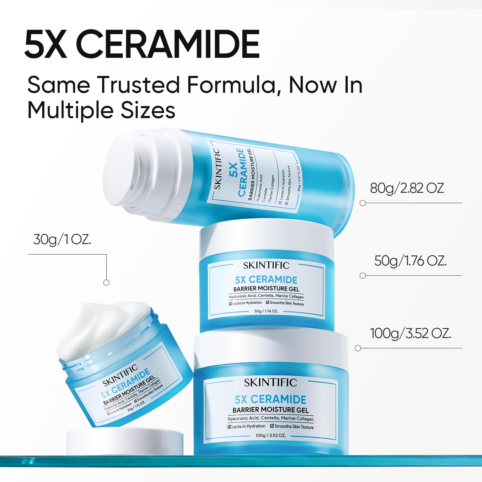 Hyaluronic acid marine collagen moisturizer alt text