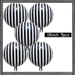 Self-sealing skull balloons with straw for quick inflation