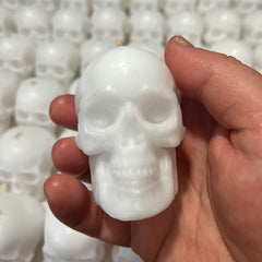 White skull candle height 2.38 inch