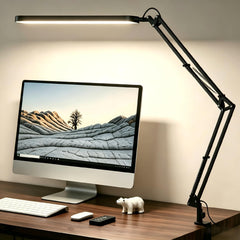 SKYLEO desk lamp black on home office desk