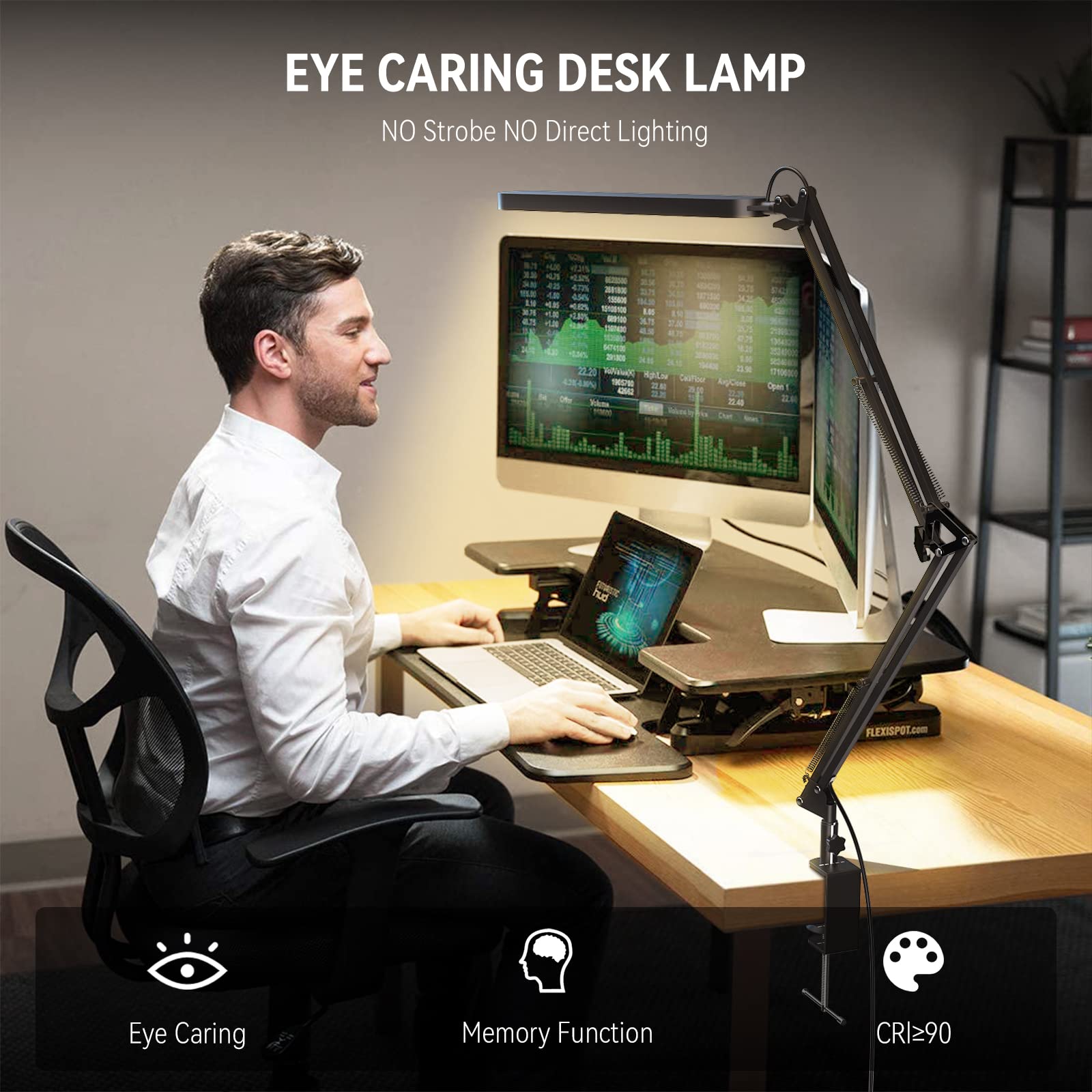 SKYLEO desk lamp USB powered connection to laptop