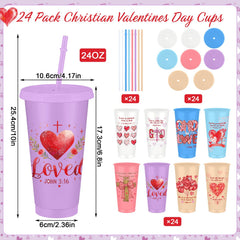 Jesus Bible verse cups bulk by Skylety 24 oz for church events