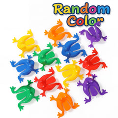 Red Skylety jumping frog toy close up