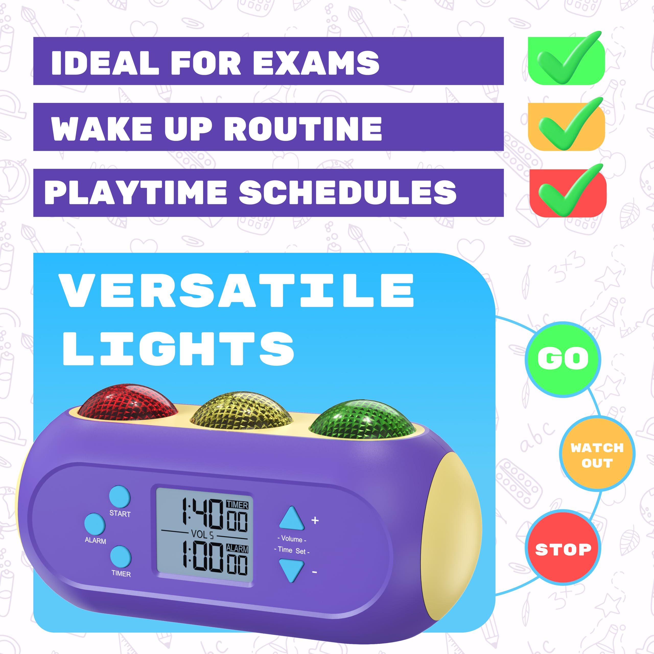 Giftable educational timer for teachers and students