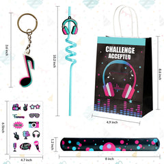 Slap bracelets included in party favor kit