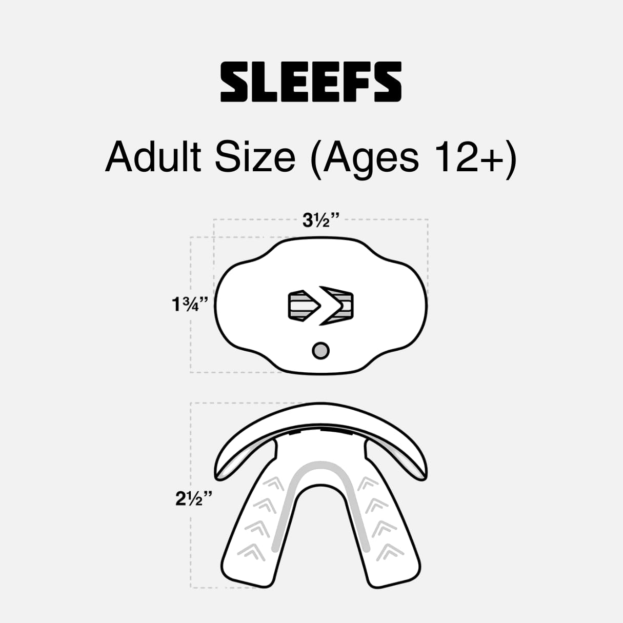 Mouthguard includes helmet strap for easy use during games