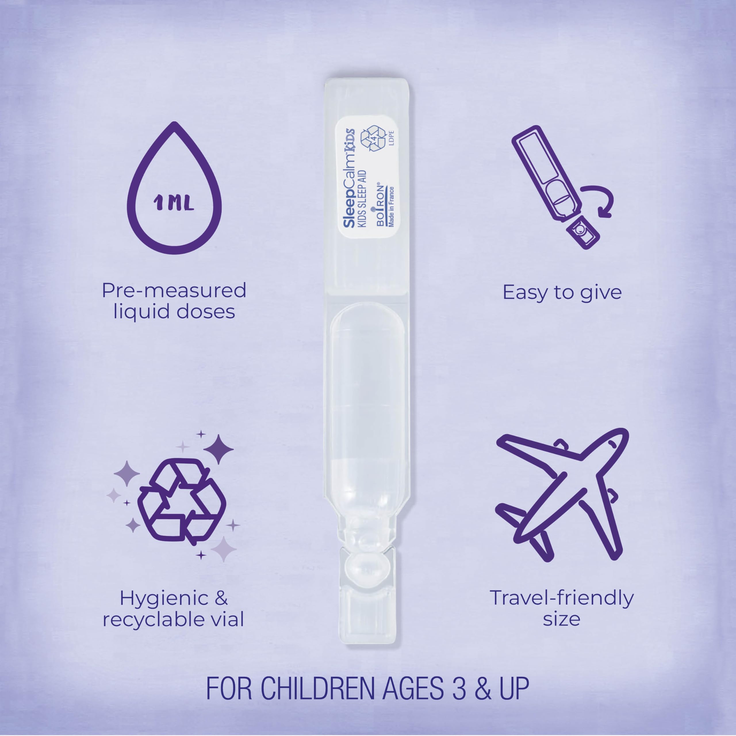 Kid friendly squeeze dosing for SleepCalm Kids