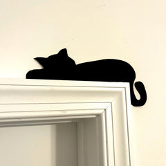 Sleeping cat window sill decoration PVC wood-like finish