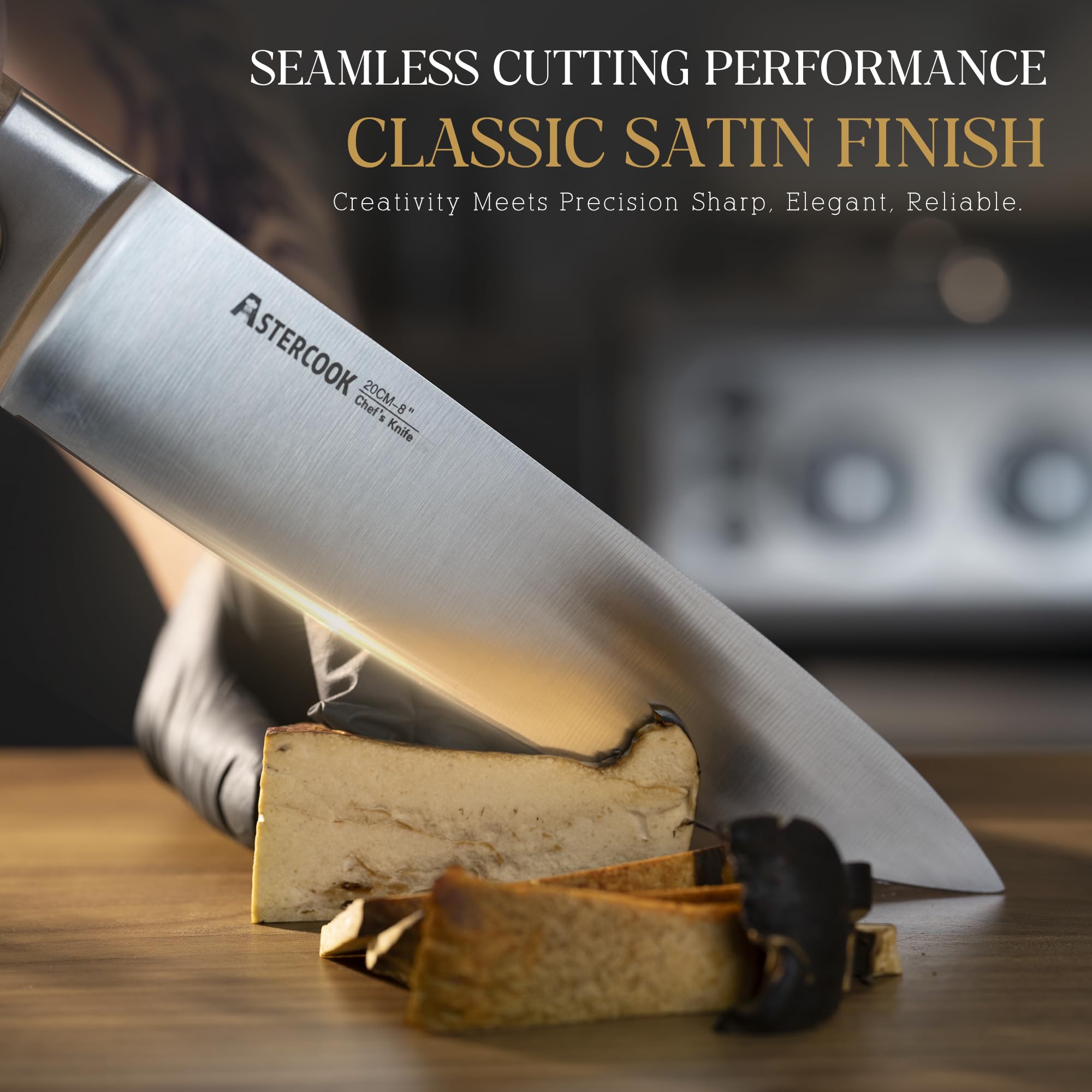 8-inch slicing knife high-carbon stainless steel