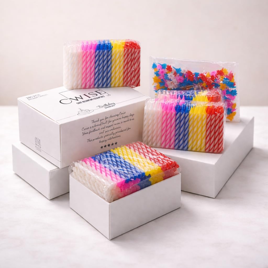 Spiral cake candles for cakes and cupcakes