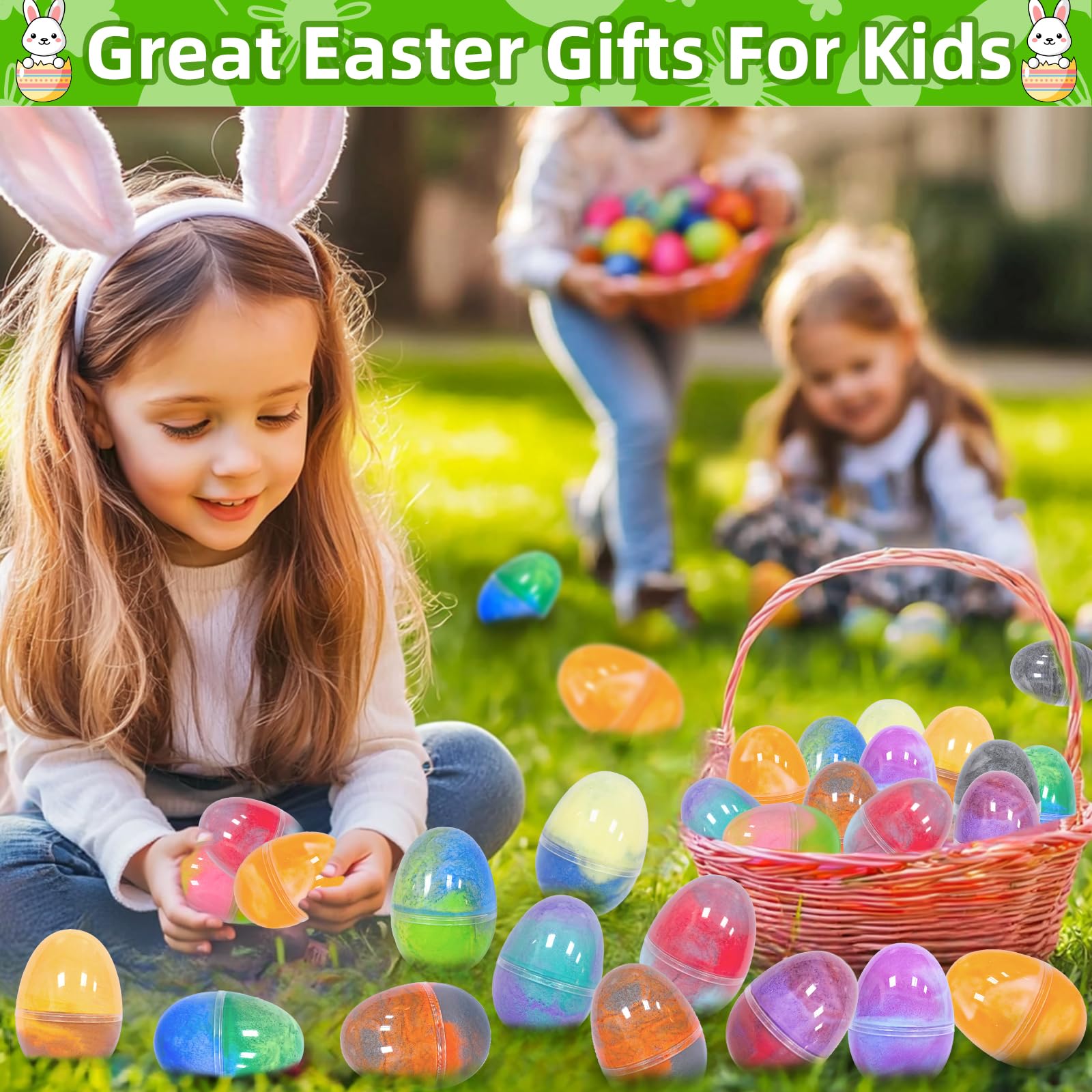 Slime filled Easter eggs for gifts and rewards