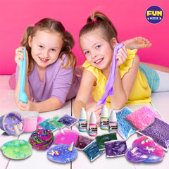 Slime Kit for Girls with colorful slimes and accessories