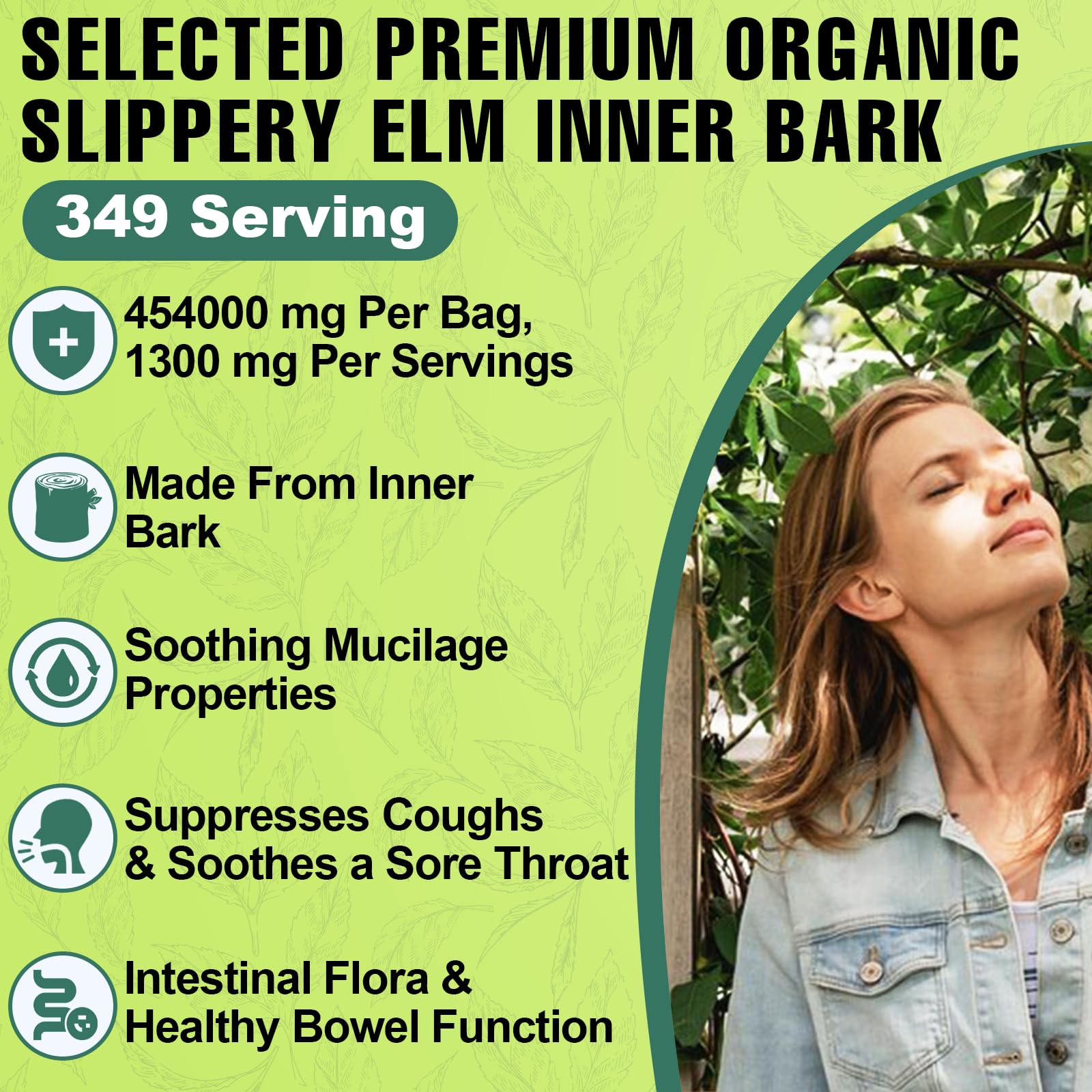 Slippery Elm 349 Servings container image