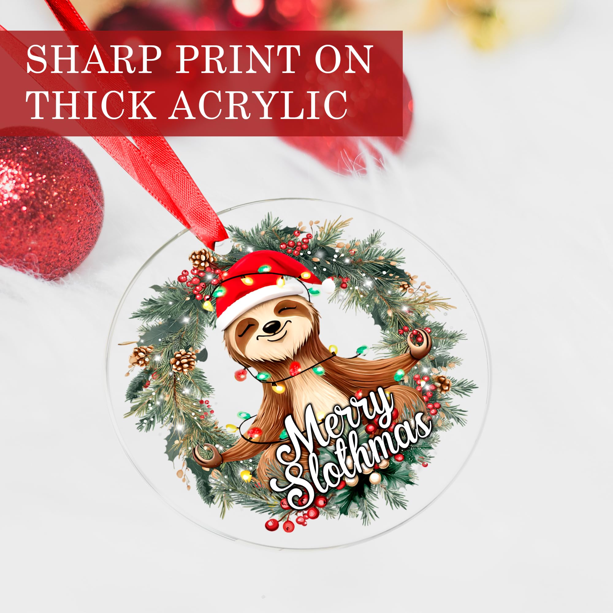 Gift for sloth lovers and fans of funny Christmas gifts