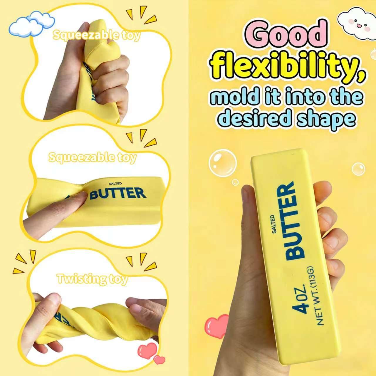 Quiet office stress ball for meetings and focus