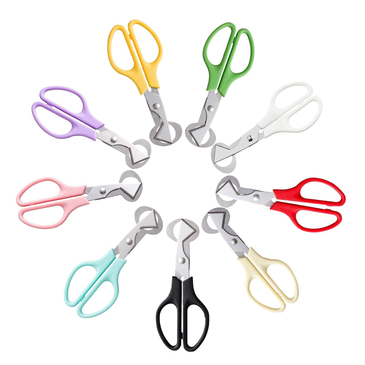 SLWHYZL quail egg scissors stainless steel with 9 color options