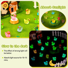 Glow in the dark duck magnets for fridge and whiteboard