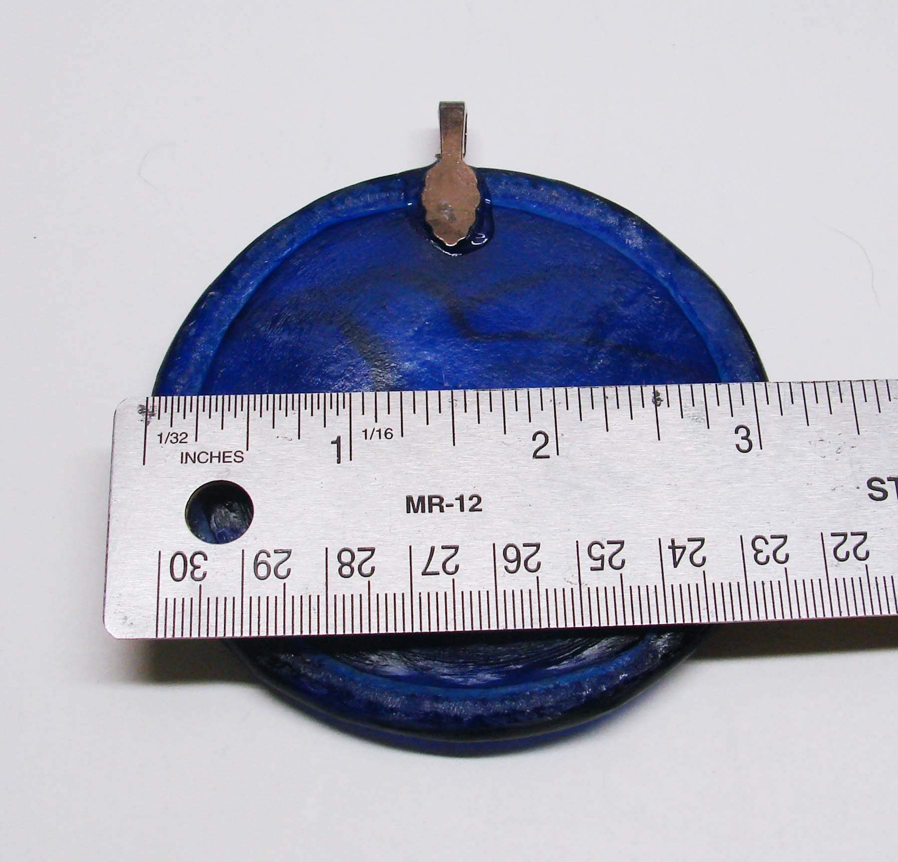 Recycled glass art sun catcher ornament