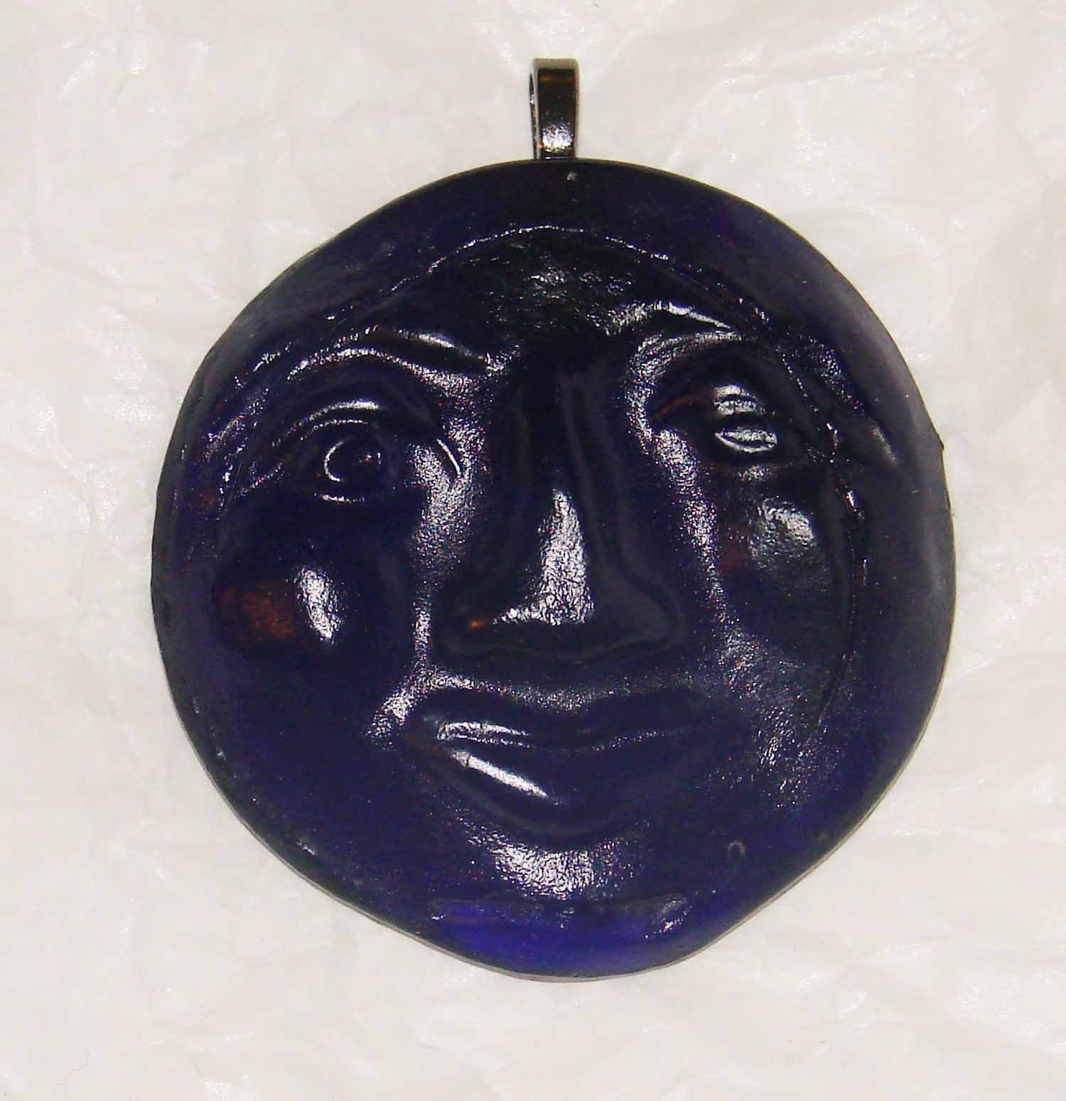 Cobalt blue sun catcher ornament