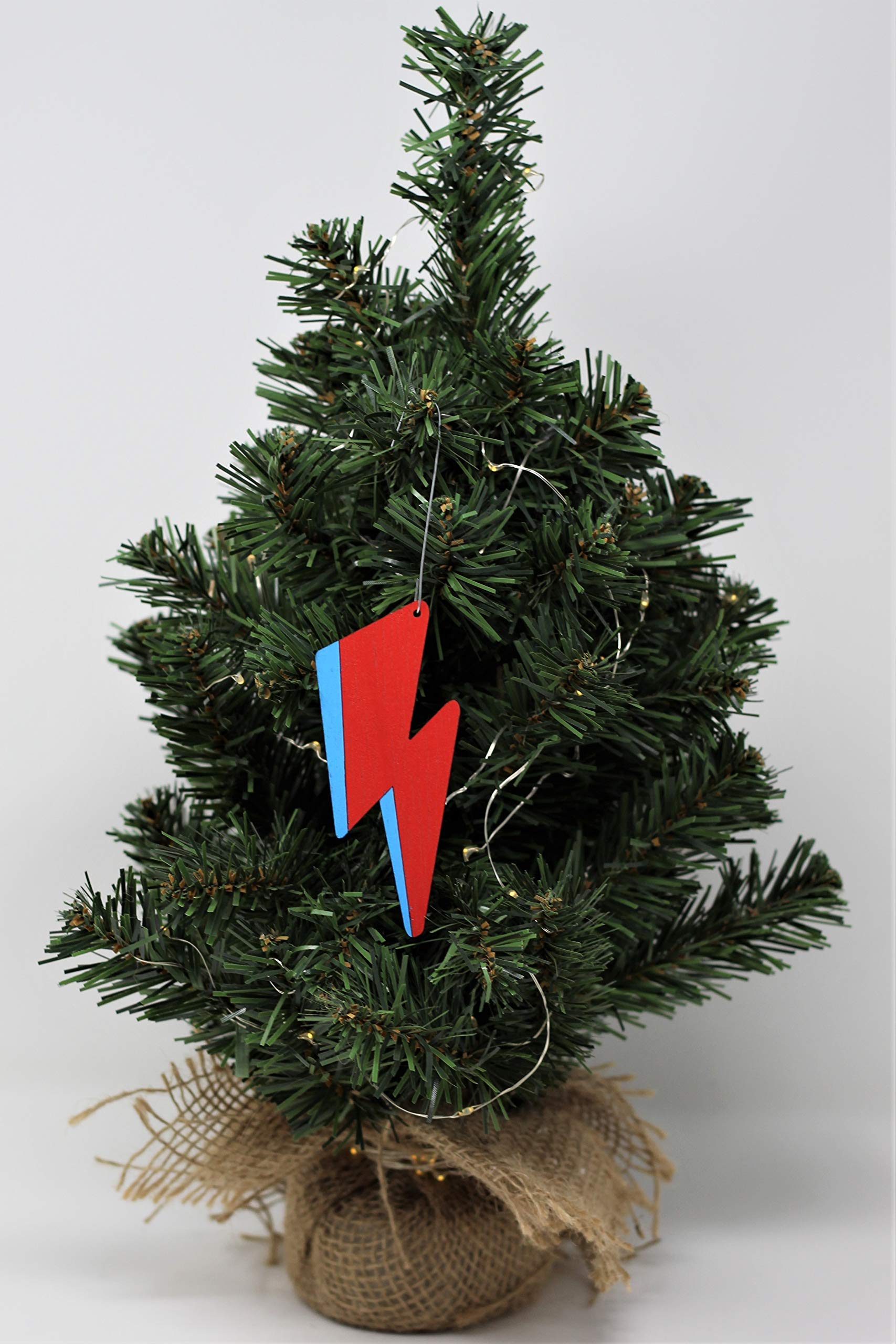 Acrylic paint birch wood ornament
