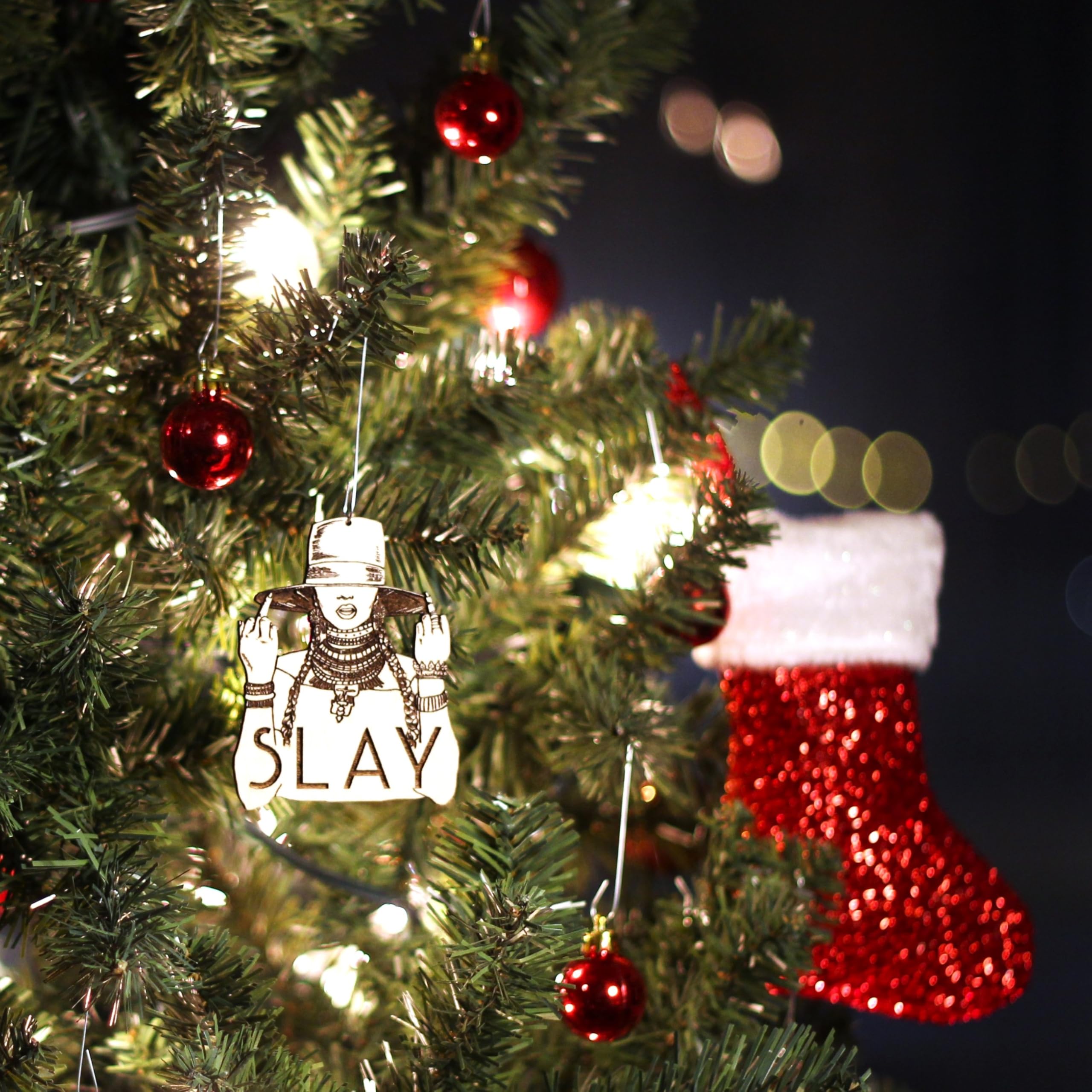 Collectible ornament designed for Christmas trees and desks