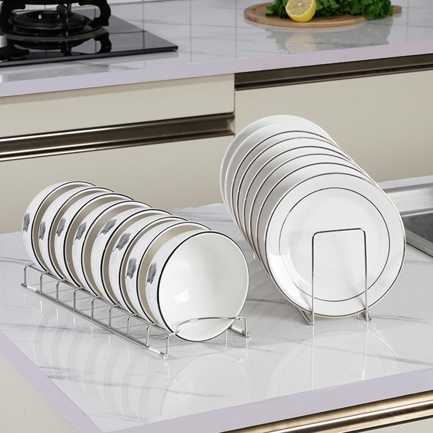 stainless steel small bowl drainer for plates and lids