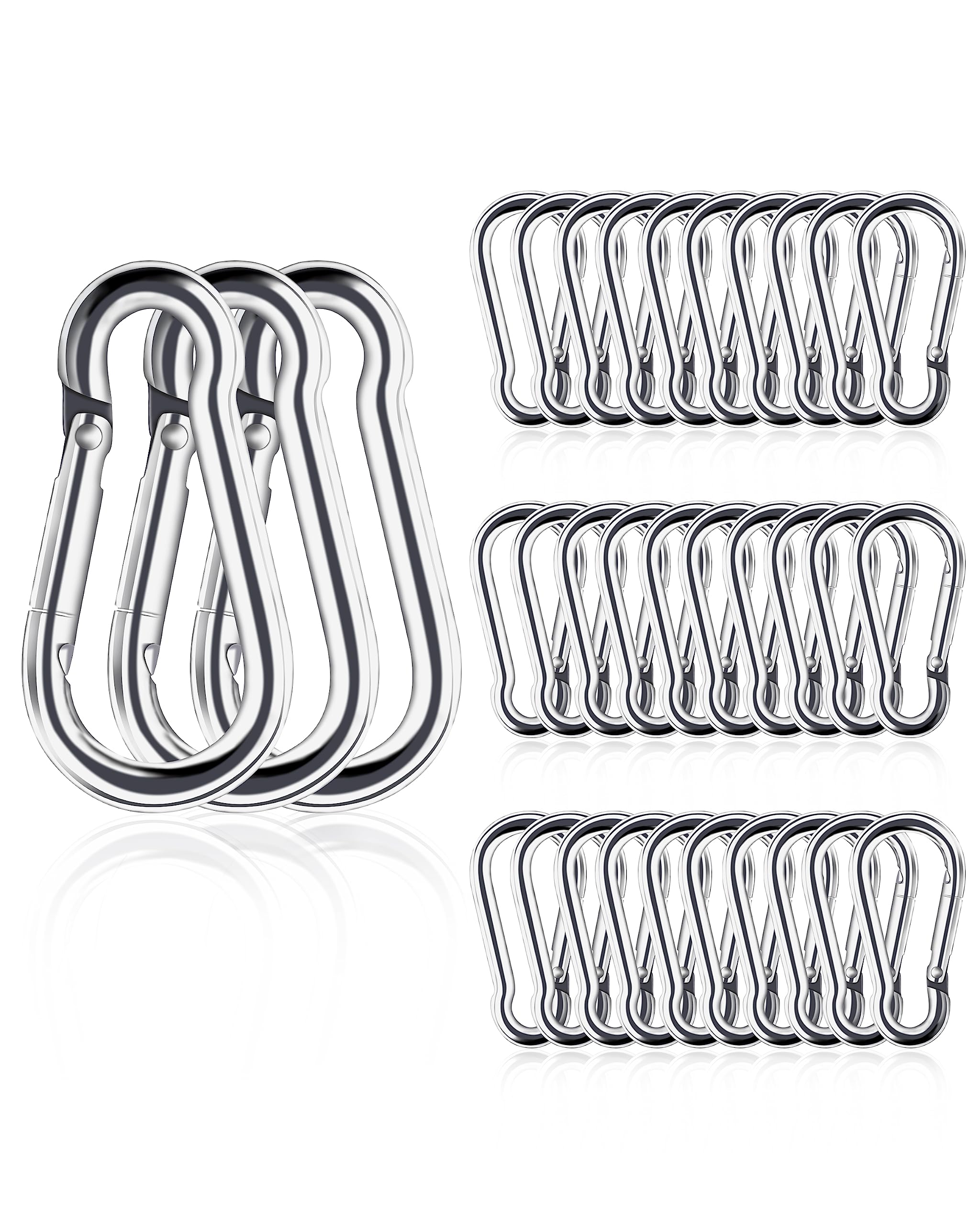 Small Carabiner Clip 1.57 inch length and 0.79 inch width