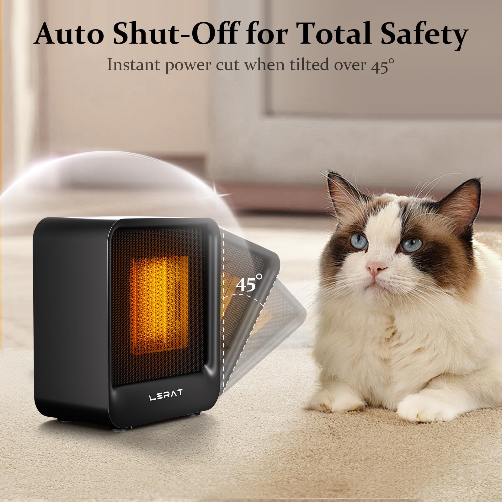 Ultra-quiet operation of Lerat Space Heater at 20dB