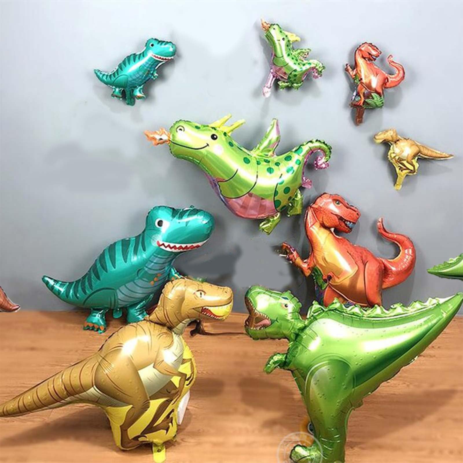 Small dinosaur foil balloon 2 for kids party decor