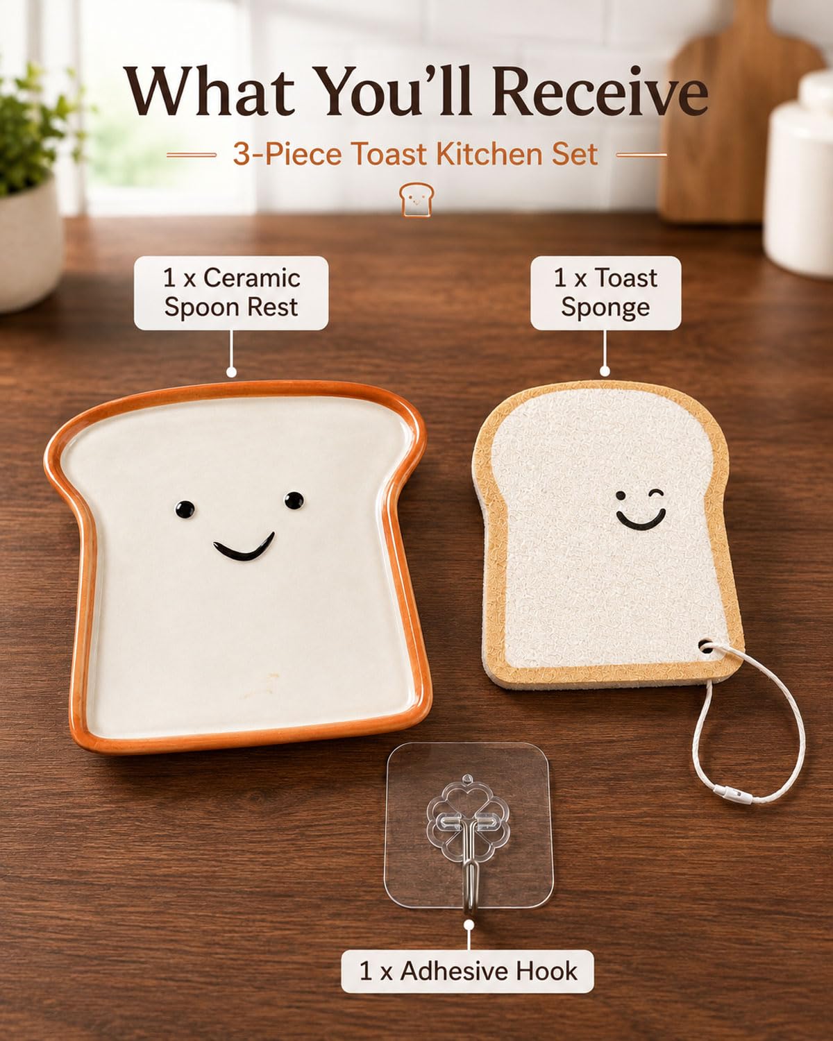 Gift-ready kitchen accessory for housewarming or holidays