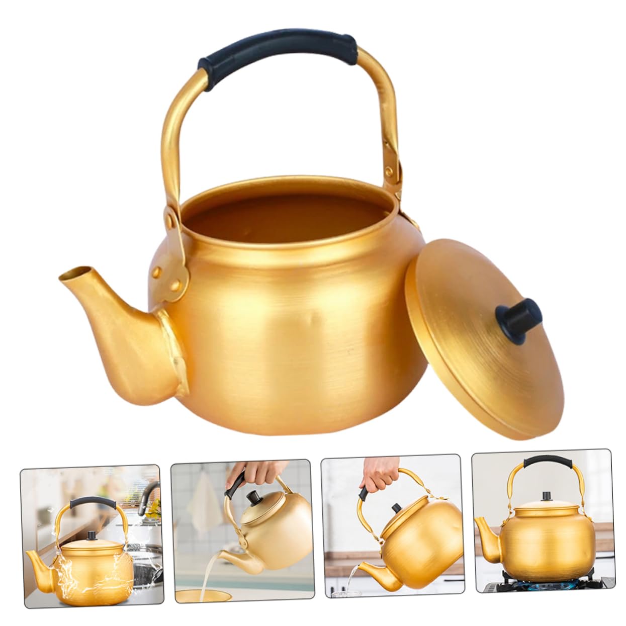 Small kettle suitable for tea service on table