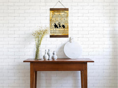 Small 8.7 x 11.8 inch canvas print suitable for desks and shelves