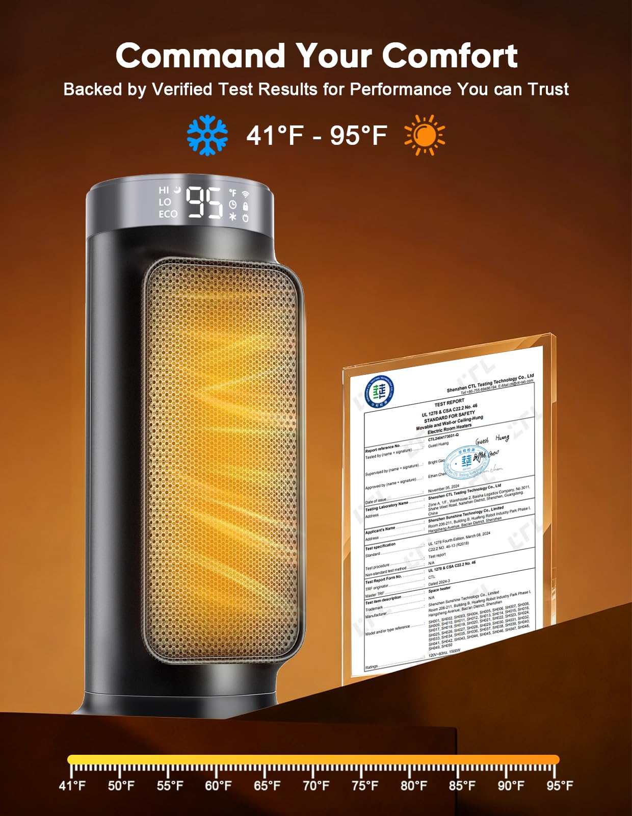 WiFi App controlled heater for smart home integration