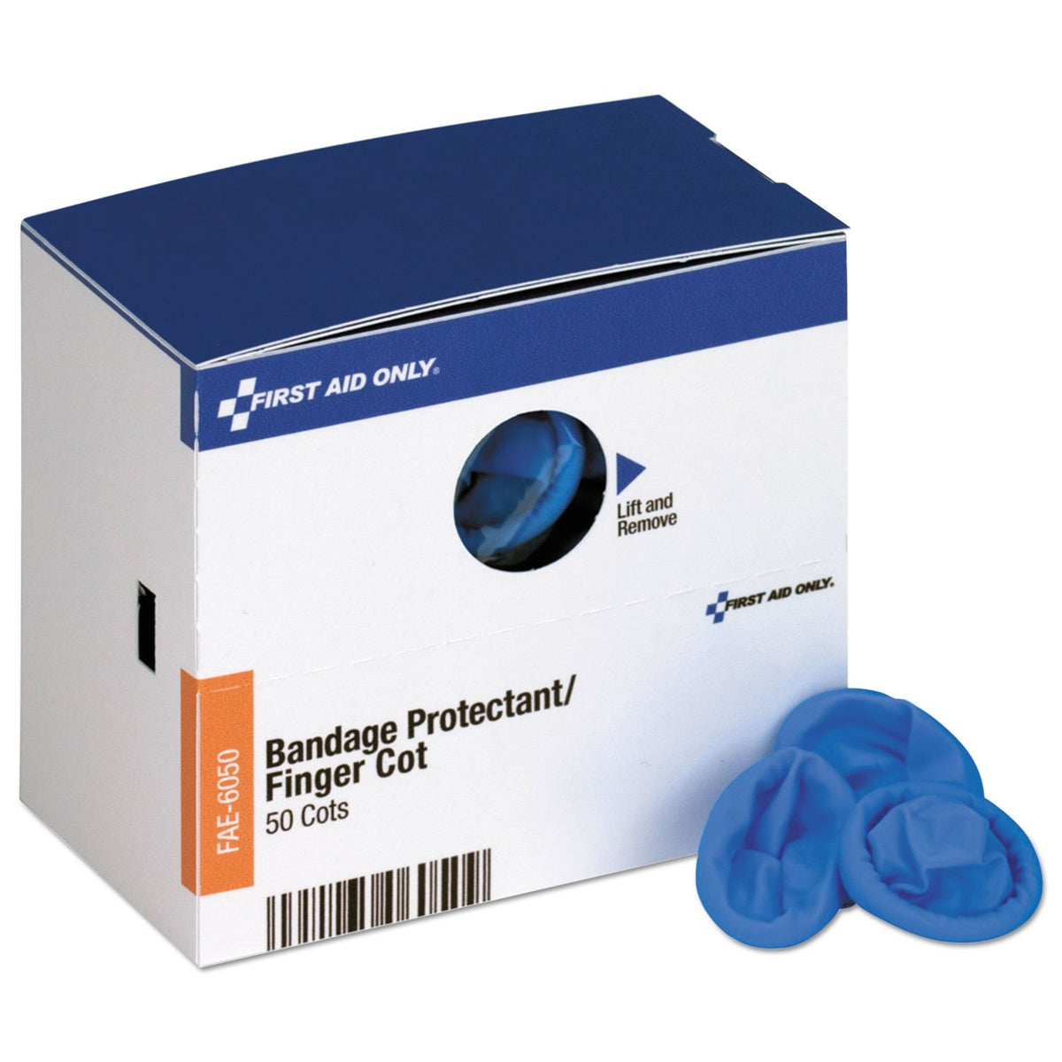 SmartCompliance Nitrile Finger Cots 50-count Refill blue latex-free for food service cabinets