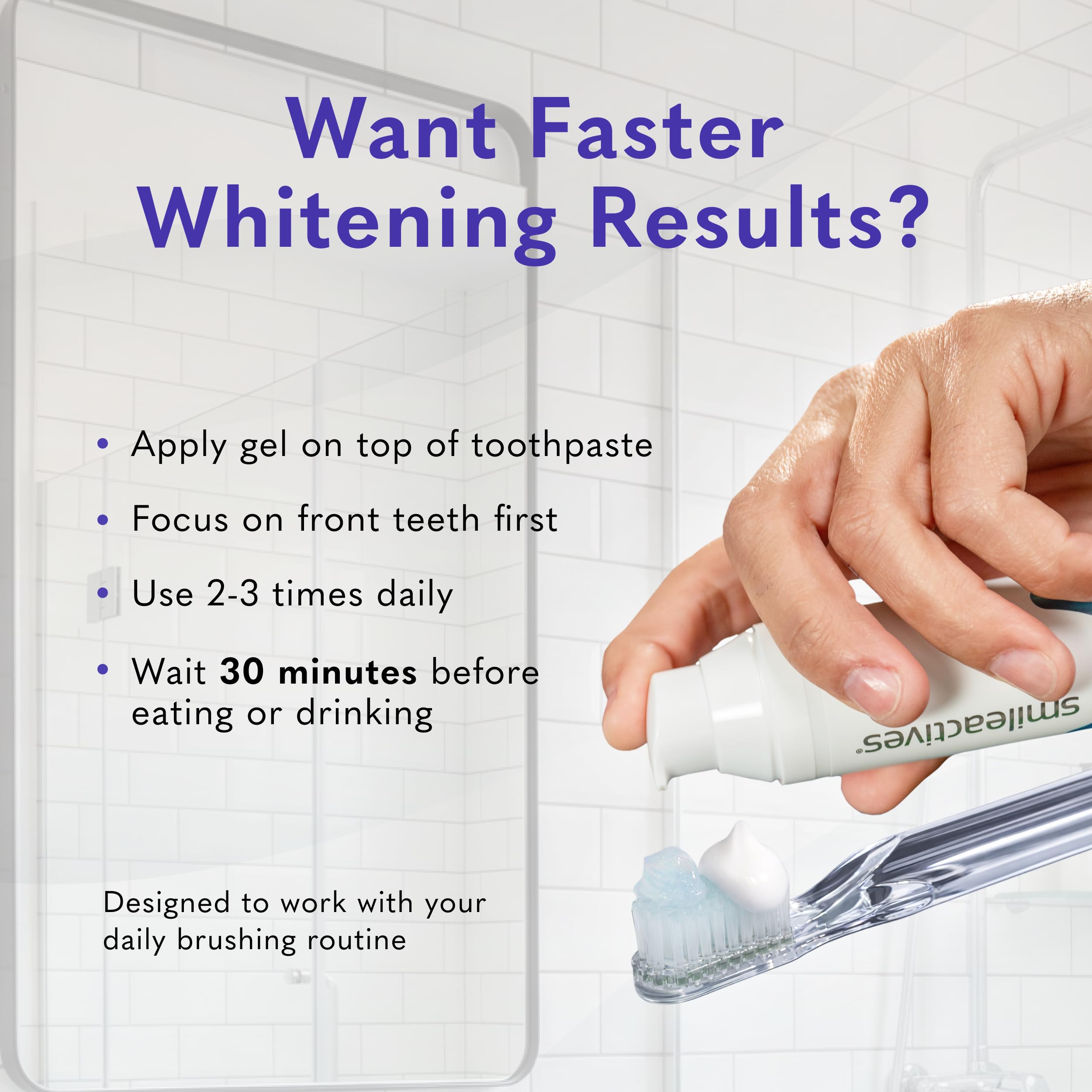 Hydrogen peroxide based whitening gel for enamel whitening