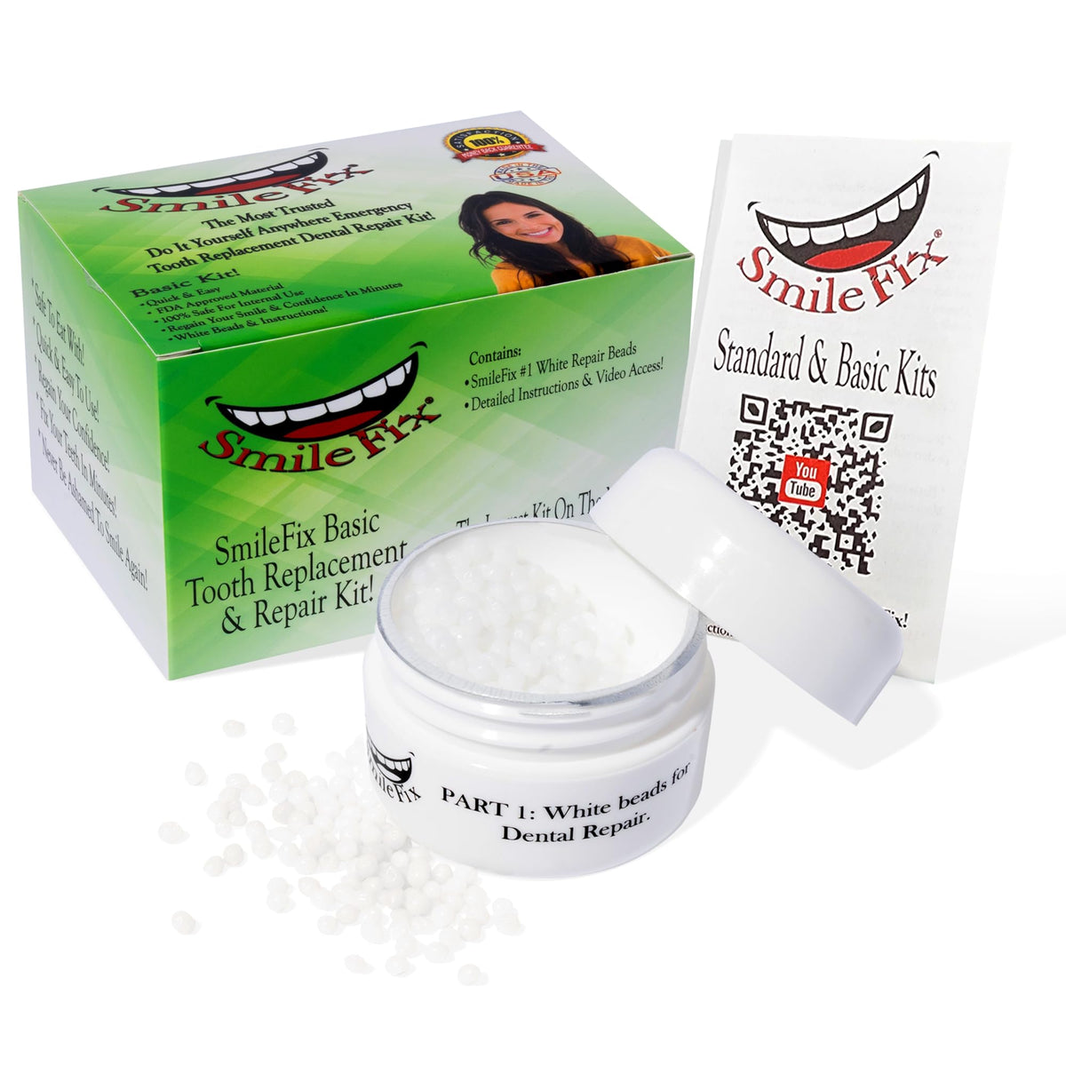 SmileFix Basic Dental Repair kit packaging